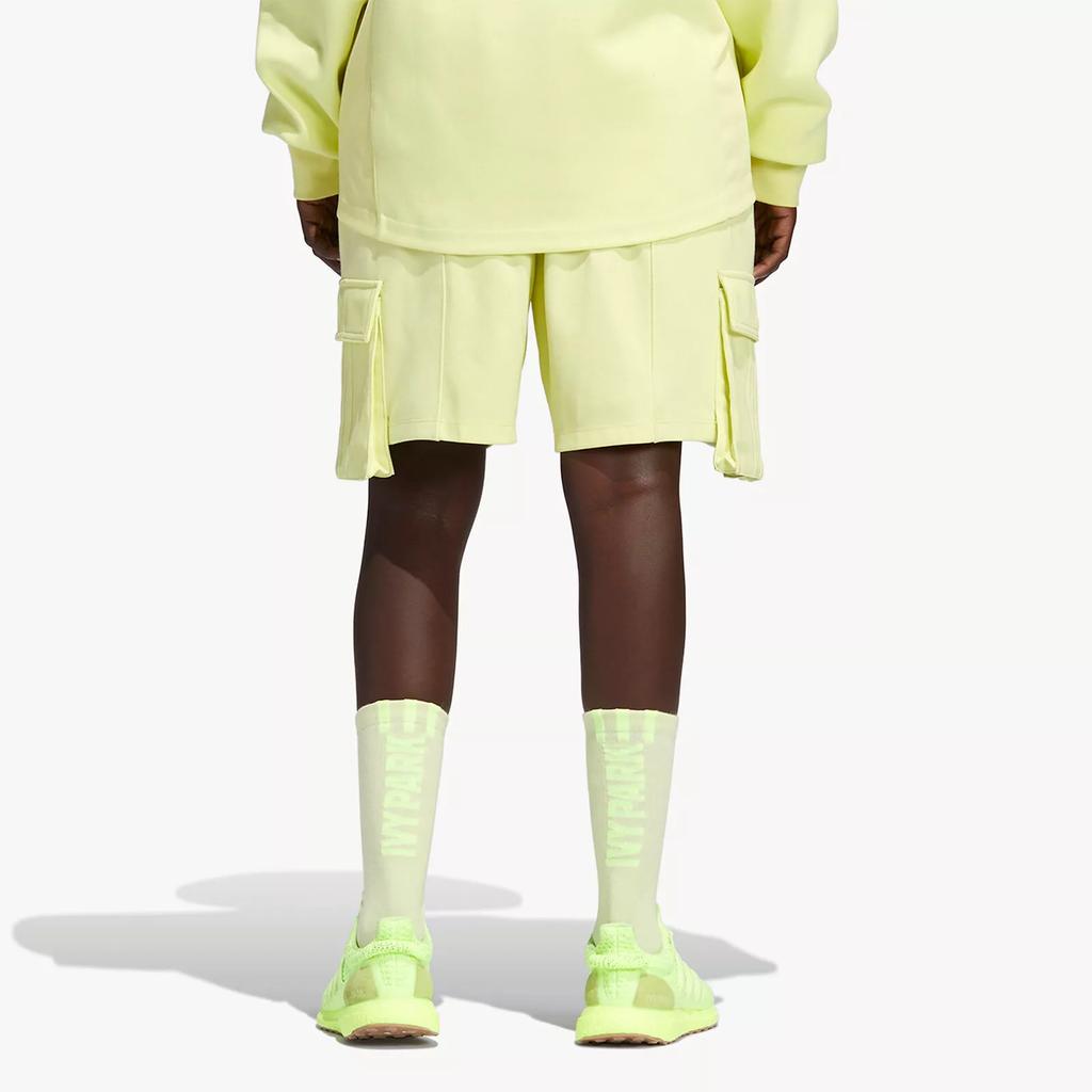 Adidas Ivy Park Solid Color Minimalist Versatile Three-Quarter Casual Shorts Women Shorts Yellow GT4085