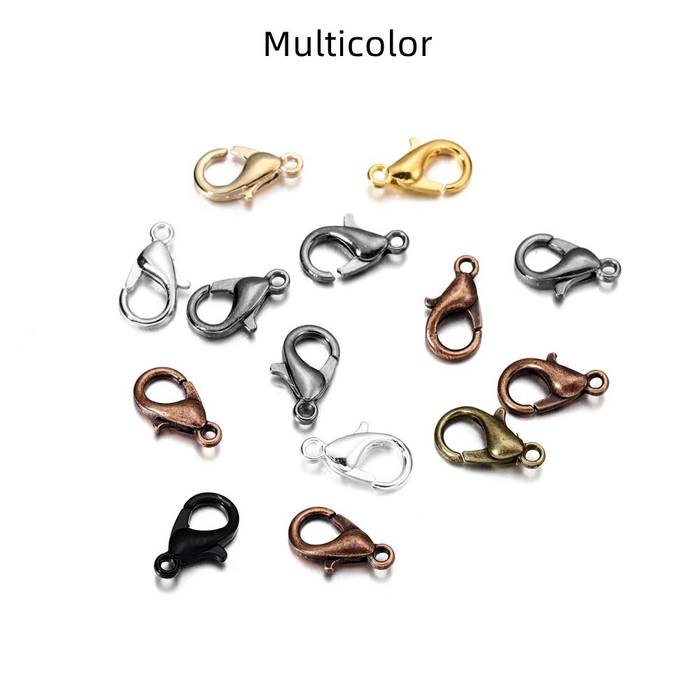 50pcs/lot Jewelry Findings Alloy Lobster Clasp Hooks For Jewelry Making Necklace Bracelet Chain DIY Supplies Accessories