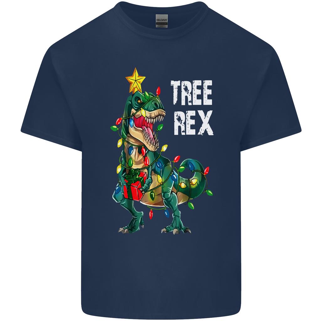 Tree Rex TRex Funny Christmas Dinosaur Unisexs Light Cotton TShirt
