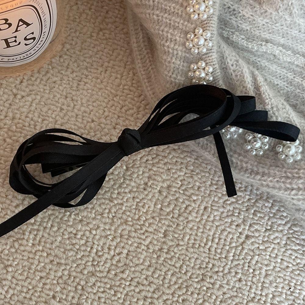 Clip Hair Clip Girl Hair Rope Female Hair Accessories Korean Style Headwear Balletcore Bow Hairpin