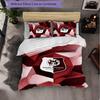 Stade Rennais FC Themed Bedding 3Pcs Duvet Cover Set Decorative Bed Linen For Teen Room Home Decoration
