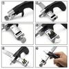 1Pc Professional Sharp Leather Strap String Belt Cutter Adjustable DIY Hand Cutting Tool with 2 Blades Craft Leather Tools