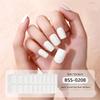 Semi Cured Gel Nail Strips Patches Sliders UV/LED Lamp Cured Adhesive Long Lasting Full Cover Gel Nail Stcikers Manicure