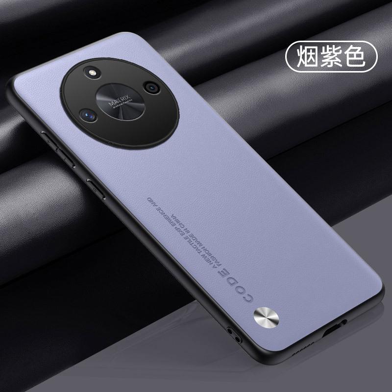 Applicable to Honor X11 mobile phone case Solid color plain leather X11Pro mobile phone case Business X11GT anti-drop male and female protective case