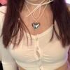 Love Heart Necklace for Women Girls Adjustable Length Collar Chain Y2K Aesthetic Neckchain Fashion Neck Jewelry Gift