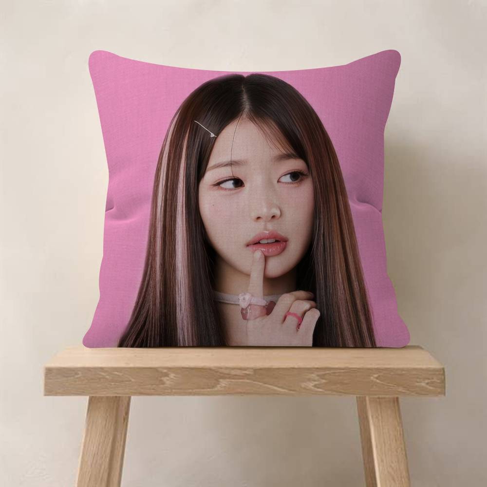 Personalized Picture Text Home Decorative Pillows Household Gifts 45X45Cm Korean Idol Jang Beauty W-Wonyoung