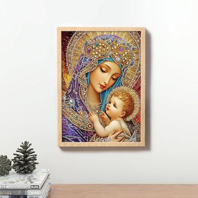 Częściowe Wiertła Malowanie Diamentami Zestawy Ręcznie Robiony Wzór Motywy Religijne Specjalny Kształt Diamentowe Malowanie Kryształowe Diamenty