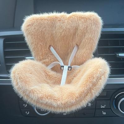 For Mini Plush Doll Safety Seat Kawaii Labubu Idol Kpop Doll Plush Seat Car Air Decoration Car Ornament Gifts Car Accessories