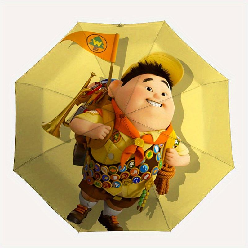 1pc Russell Automatic Open/close Folding Umbrella, Compact Portable Travel Umbrella, Perfect Gift for FriendsCute Umbrella yy250812009