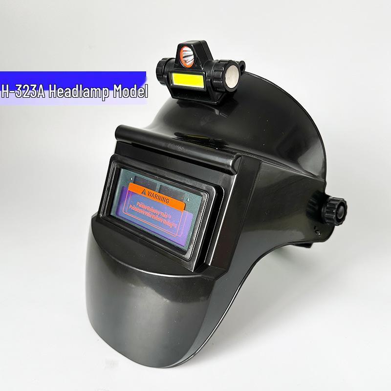 True Color Auto-Darkening Welding Helmet with Large Screen for Argon Arc Safety