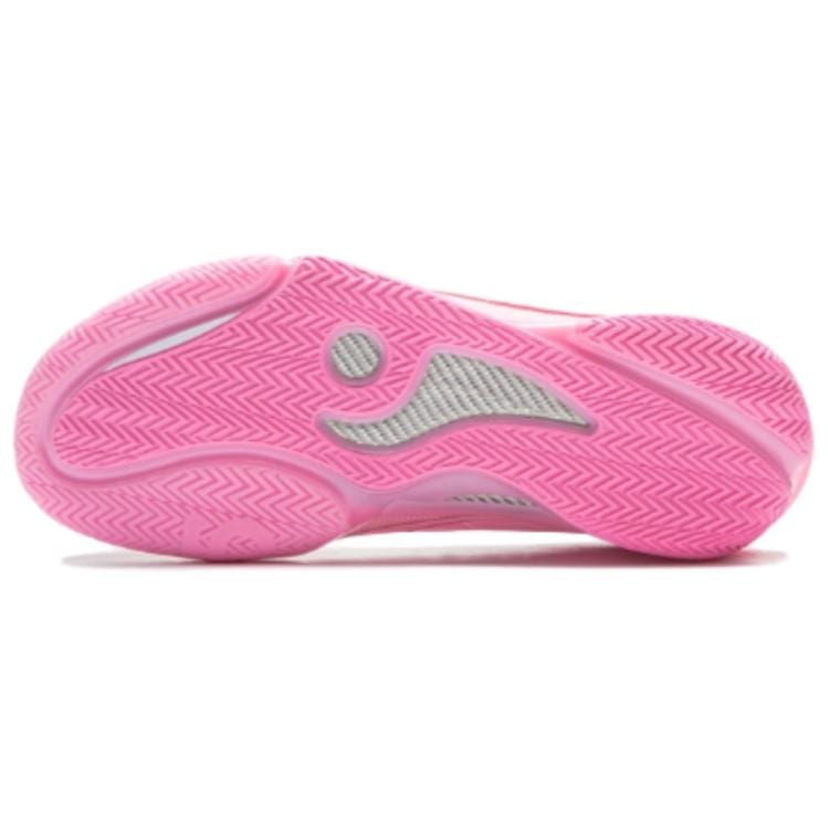 Li Ning Wade 808 5 ULTRA amortizacija, atsparūs dilimui žemi krepšinio bateliai Unisex Neono rožiniai ABAV015-25