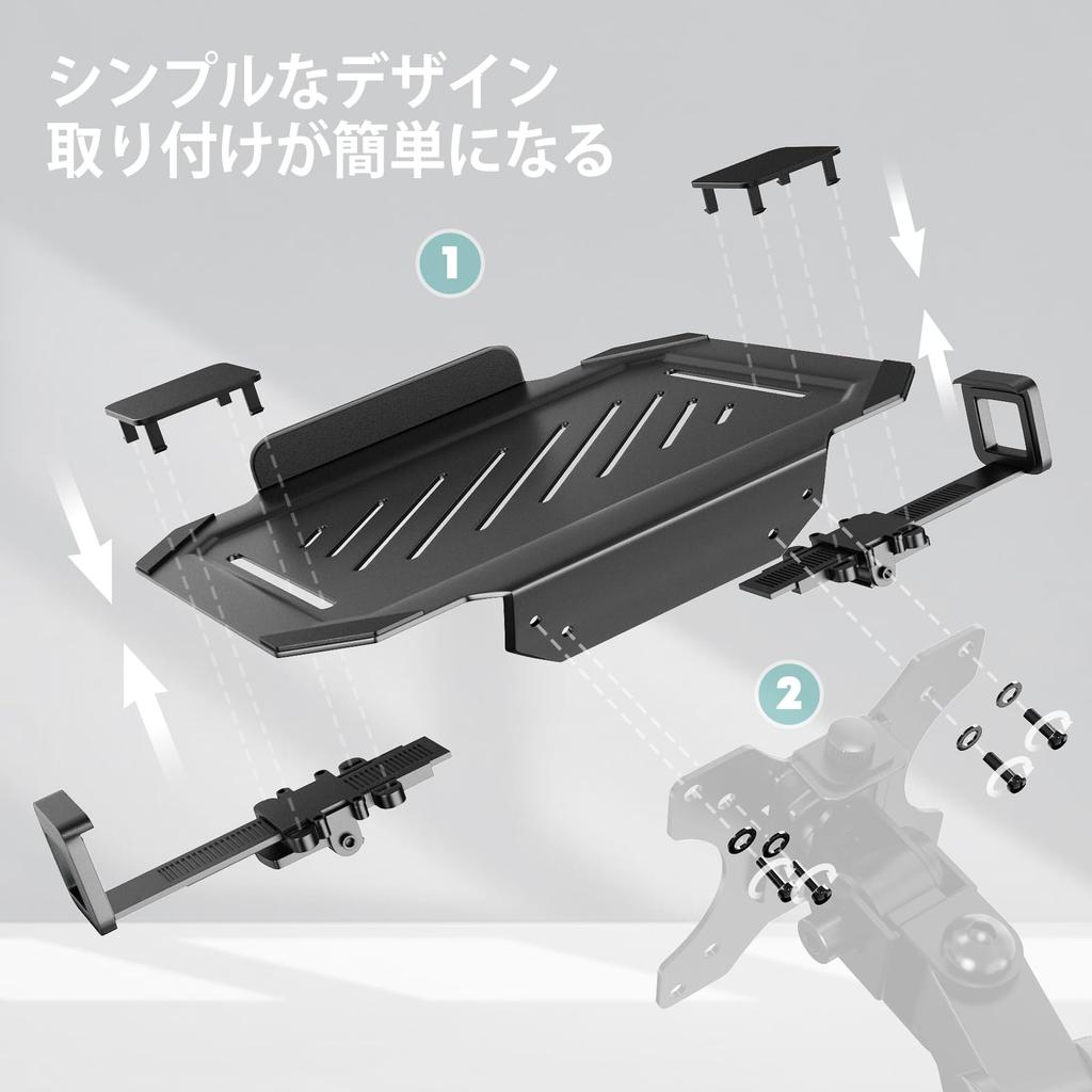 ACCURTEK Laptop Laptop Monitor Arm Compatible with Inch VESA 9kg Weight Extendable Holder, Tray, Mount, Steel, 12-17 Monitors, 75x75mm, 100x100mm,