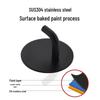 No-Drill 304 Stainless Steel Adhesive Coat Hook for Door - Damage-Free