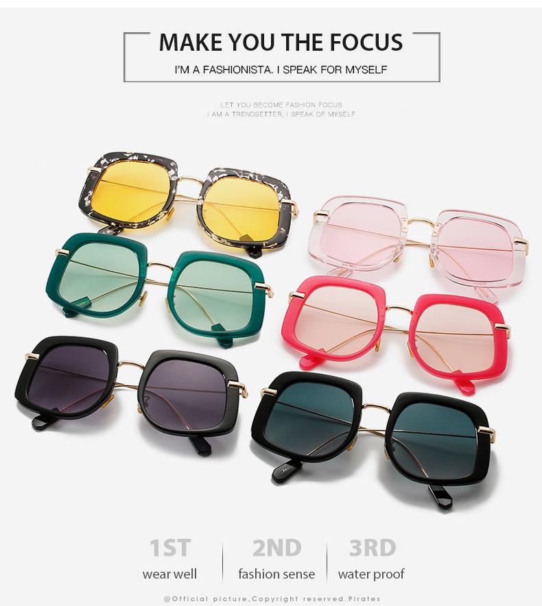 2021 Milan Fashion Show Colorful Oval Sunglasses - European & American Trend Inspired by Miu