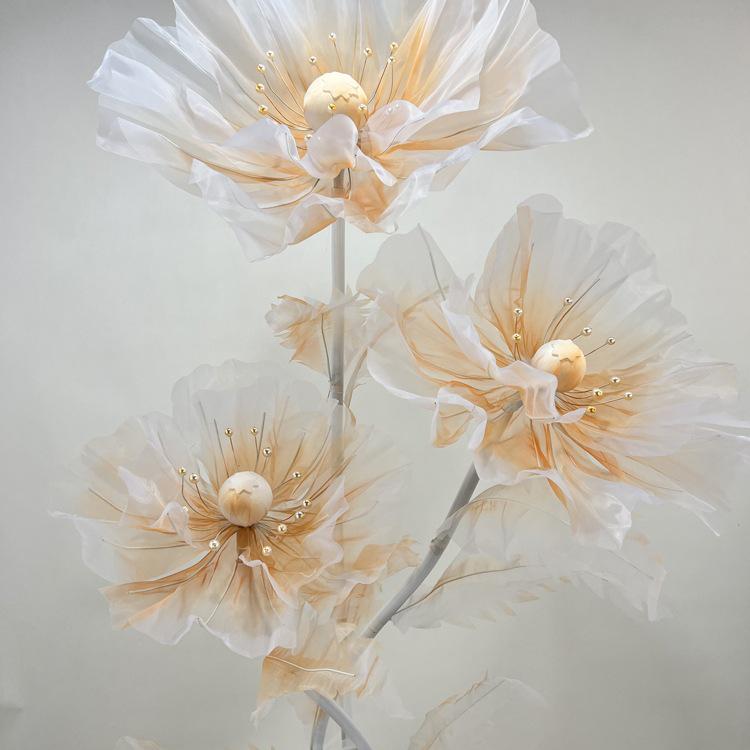 Seidenblumen Hochzeitsgangläufer & Schaufensterdekoration