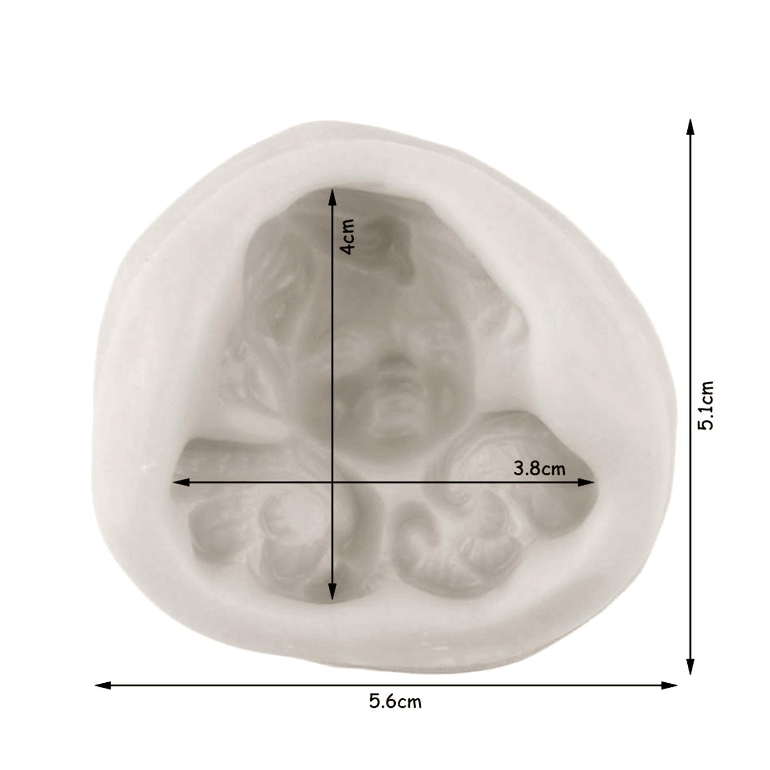 

Детские силиконовые формы для помадки «Ангел», формы для детского душа, украшения торта, кексов, конфеты, шоколадная жевательная резинка, формы для пасты кислотные зеленого