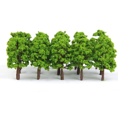 [Generic] 20 Model Trees for Railway Models, Dioramas, and Miniature Gardens