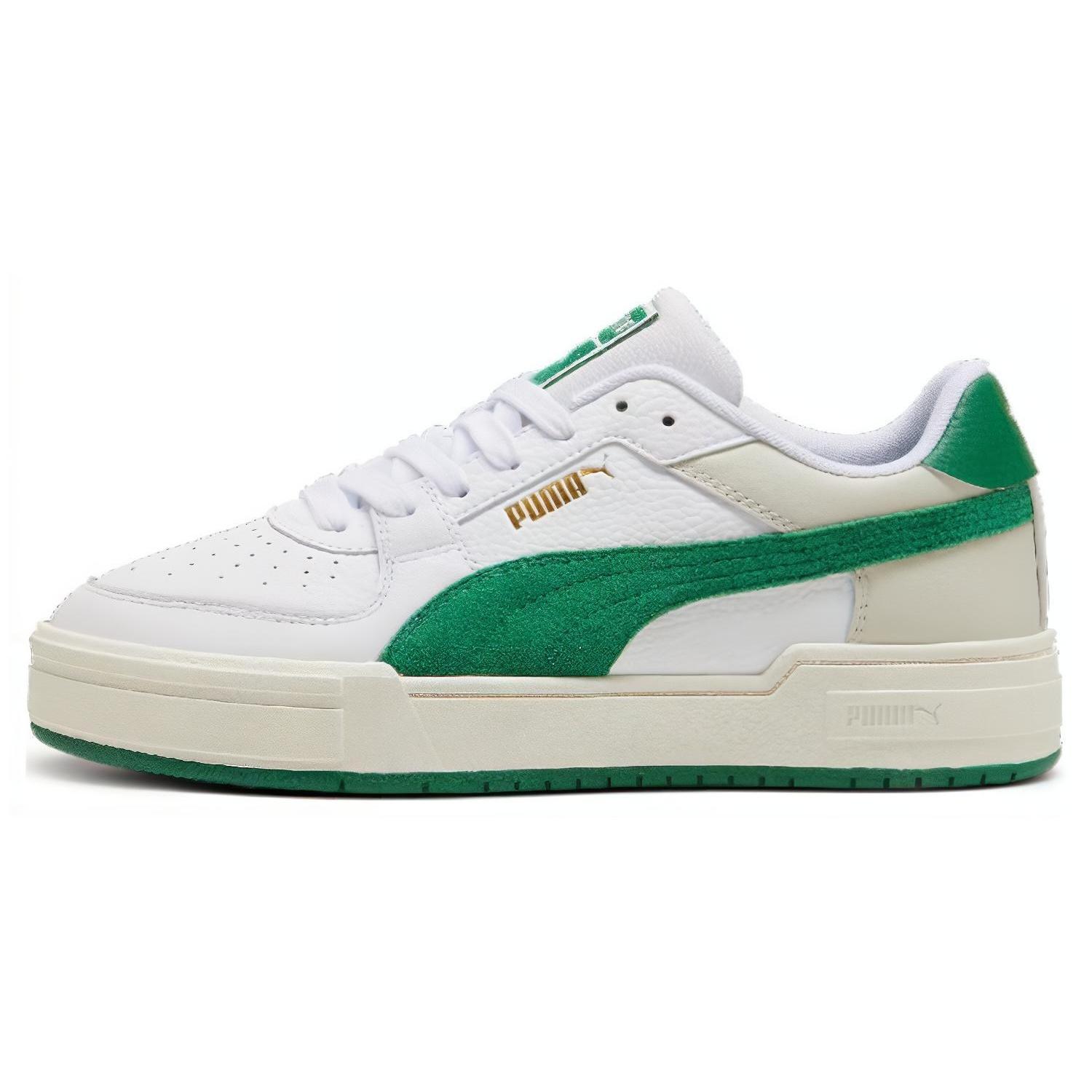 PUMA CA Pro Suede FS White Green Beige Unisex 387327-10 EU 44.5