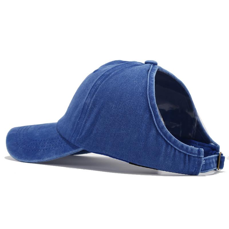 

Women S Baseball Cap With Ponytail Design Suitable For Outdoor Sports, Running, And Sun Protection Adjustable