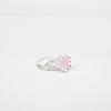 Rose Chalcedony Gemstone 925 Sterling Silver Jewelry Designer Ring Gift For Mom CZR-2-9
