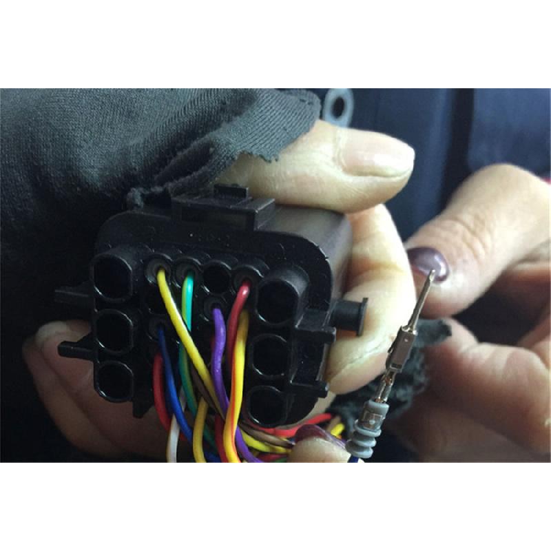 29 Pcs Motorbike Wiring Connector Pin Extractor Puller Terminal Removal Tool Kit