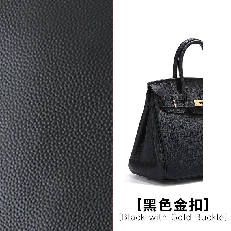 First layer cowhide platinum bag, genuine leather women's bag, large capacity Kelly handbag, women's high-end commuting shoulder messenger bag