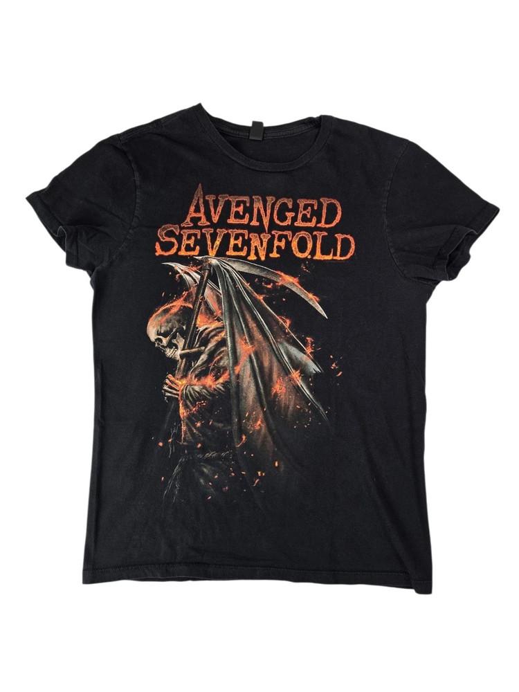 Avenged Sevenfold Graphic Tee TShirt Black Unisex T-Shirt S