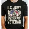 Us Army Proud Veteran Unisexs Cotton Tshirt Super Soft Moisturewicking Breathable Perfect For Daily Wear Fitness Sports