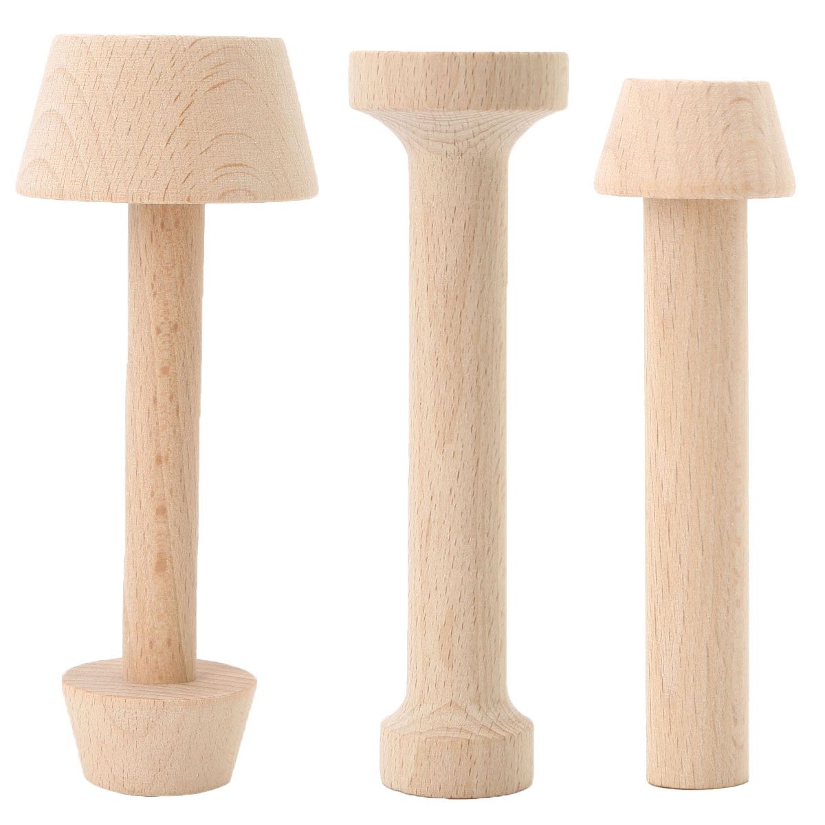 

Pie Double Sided Egg Tart Pusher Baking Wooden Eggtart Mold Pastry Tools Dough Press Tart Tamper 3Pcs