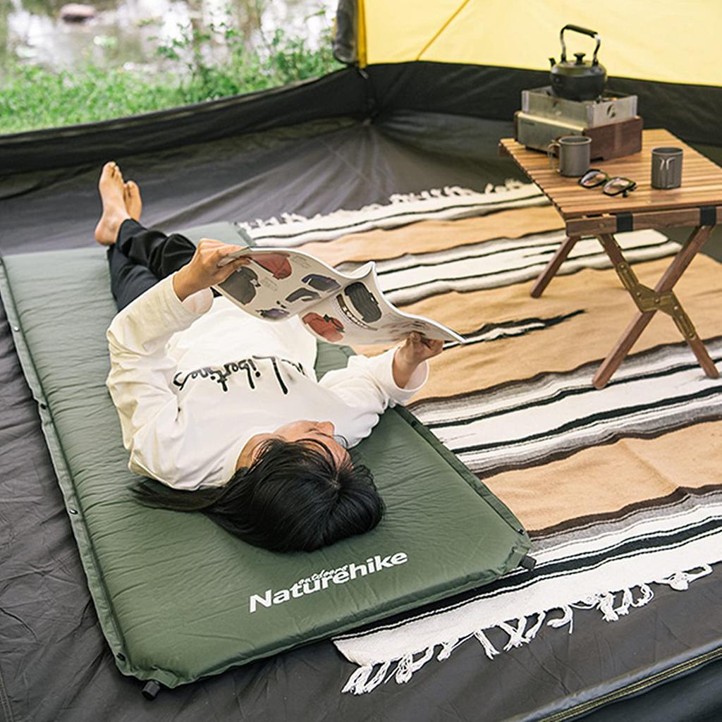 Naturehike Air Camping Can Be Connected Water 5cm Ultra Car Sleeping Sleeping In a Disaster Can Be Used In All Storage Bag Included Mat,