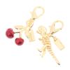 Exquisite High-End Bear Cherry Butterfly Keychains For Women Y2K Bag Pendant Car Key Chains Jewelry Gift Decoration Accessories