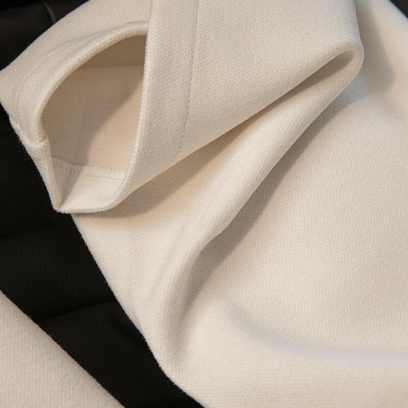 Damen High-Waist Patchwork Weitbeinige Anzughose