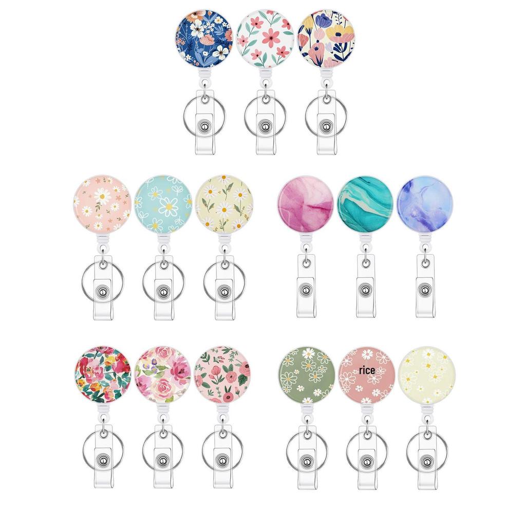 Noteory Retractable Badge Holder for IDs and Keys, Easy to Wear