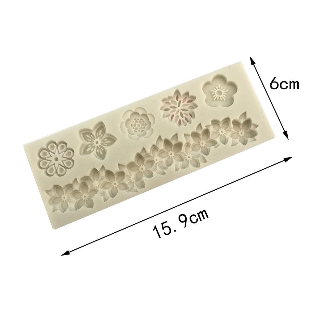 Flower Shaped Silicone DIY Handmade Candle Cake Mold Supplies Crafts Soap Mould Tool
