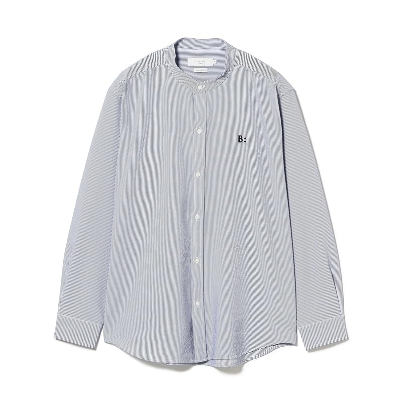 [Beaming life store by BEAMS] L/S shirt soccer band color shirt men's GREY_ST M_92110163286