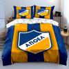 Blue and Yellow Shield Bedding Bedding Duvet Cover Set Duvet Cover Pillowcases (1 * Duvet Cover 2 * Pillowcases, Without Duvet Insert)