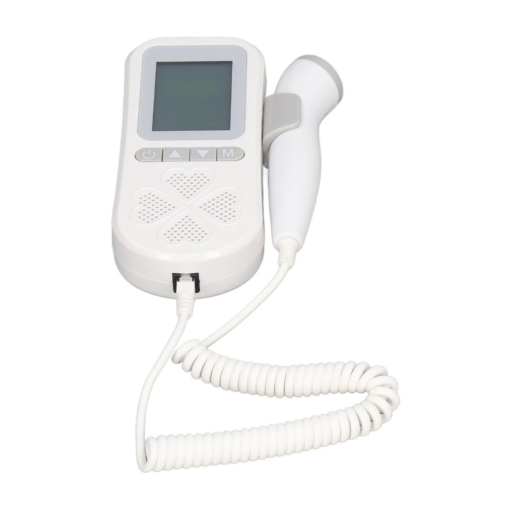 Fetal Heart Monitor 3 režimy Přesná vodotěsná sonda Digitální displej Baby Heartbeat Detector pro