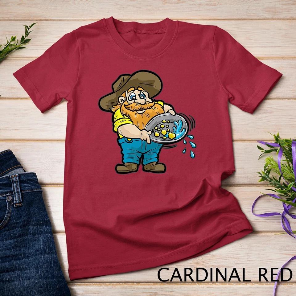 

YUKON GOLDMINER T-SHIRT - Mining Miner Gold Nugget Pan Gift Unisex T-shirt M