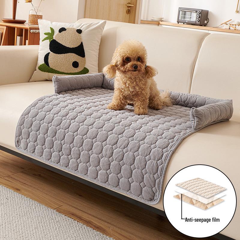 Thickened Anti-Scratch Pet Sofa Cushion: Non-Slip Nest & Mat for Cats and Dogs