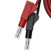 A84E-8Pcs Multi-Meter Test Leads Cable Jumper Wire Line Security 4Mm Banana Plug Retractable Test Tool Red Black