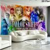 Swift Wall Tapestry Aesthetic Wall Hanging Printed Fabric Blanket Decorative Tapestries for Bedroom Living Room Home Decor