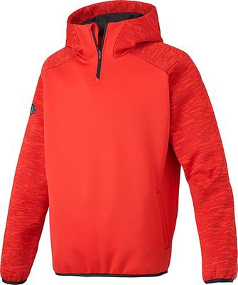 DESCENTE Fleece Baseball Rot Herren Halb-Reißverschluss Jacke, DBX-2760B,