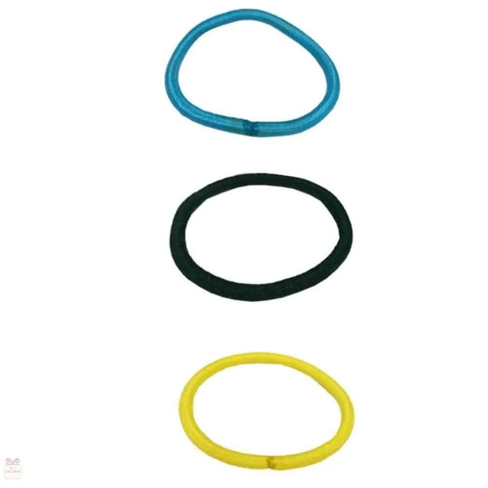 Knotless Colored Rubber Bands 50p Hair Ties Rubber Bands Elastic Rubber Bands Hair Tiles