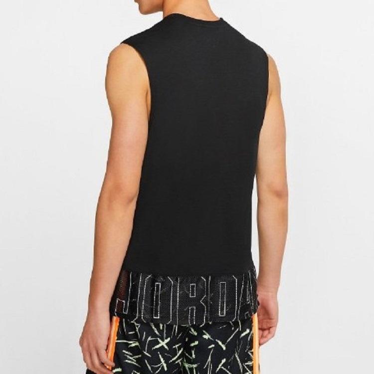 Air Jordan Basketball Training Sports Sleeveless Vest Black Men's CJ4576-010