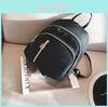 Stylish Women's Urban Chic Nylon Backpack Black Waterproof Lightweight Design