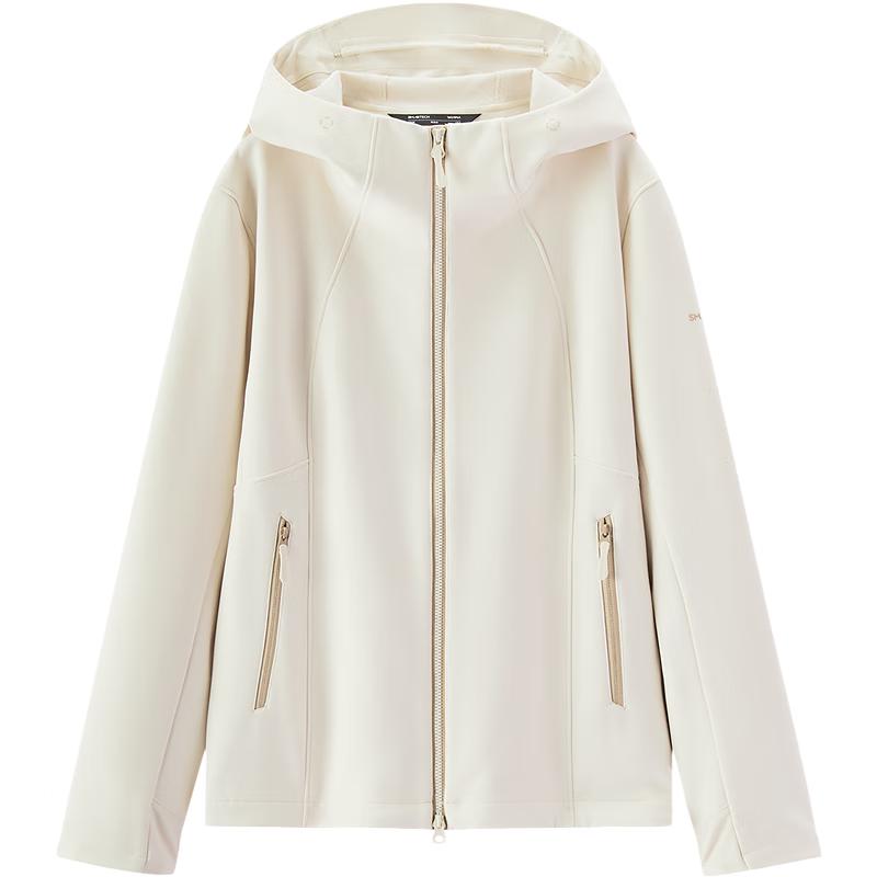 Semir Women's Hooded Fleece Water-Repellent Soft Shell Jacket