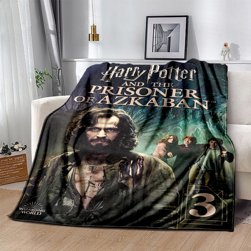 Harry Potter and the Prisoner of Azkaban Poster PrintPrint Blanket, Soft Blanket For Sofa Office Bed And Travelling Daughter Birthday Gift e