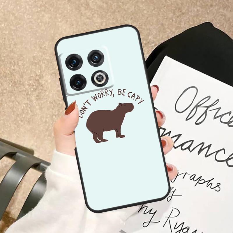 

Cute Capybara Case For OnePlus 15R 15 13 13R 13T 12 12R 10T 11 10 Pro Nord 5 CE 2 3 4 Lite N20 N30 Cover OnePlus Nord 3