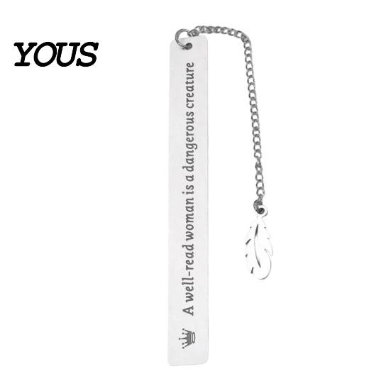 Strong Metal Page Marker Frosted Bookmark, Engraved Marker, Thin Book Mark Bookmark for Students Teachers, Graduation Christmas Gift Lovers