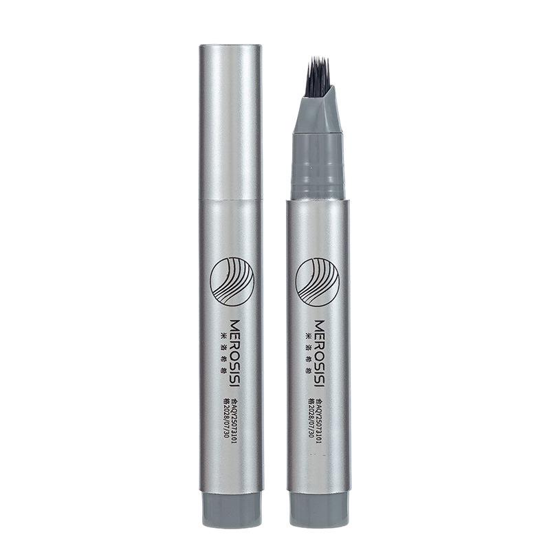 Milo Xi Shi Water-Based Wild Eyebrow Pencil: Waterproof, Sweatproof, Long-Lasting Precision for Natural Shaping.